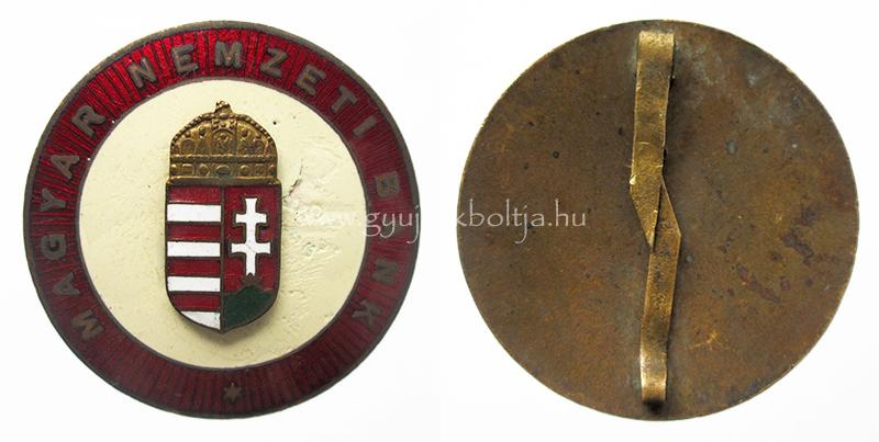 Magyar Nemzeti Bank tisztvisel� sapkajelv�ny